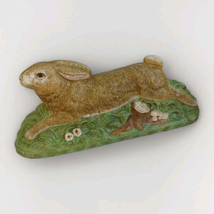 Teena Flanner Rabbit Easter Bunny Large Mushrooms